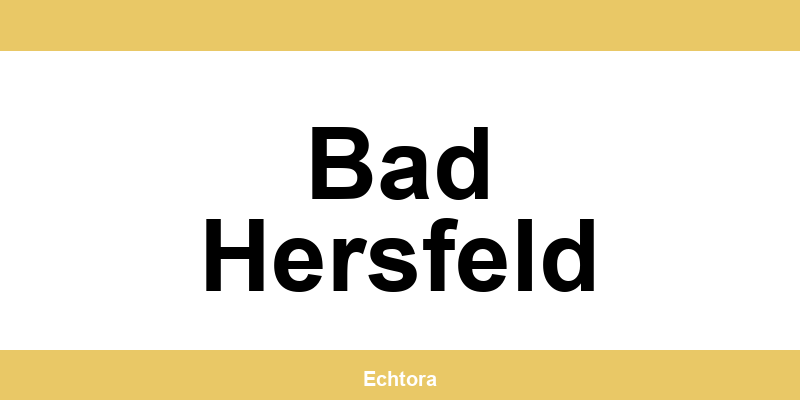 Kontakt zu Western Union Filialen in Bad Hersfeld