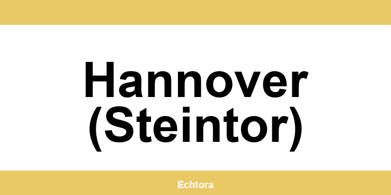Kontakt zu Western Union Filialen in Hannover (Steintor)